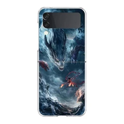 Clear Foldable Phone Cover - Durable Transparent Protective Shell for Z Flip 4 (B1)