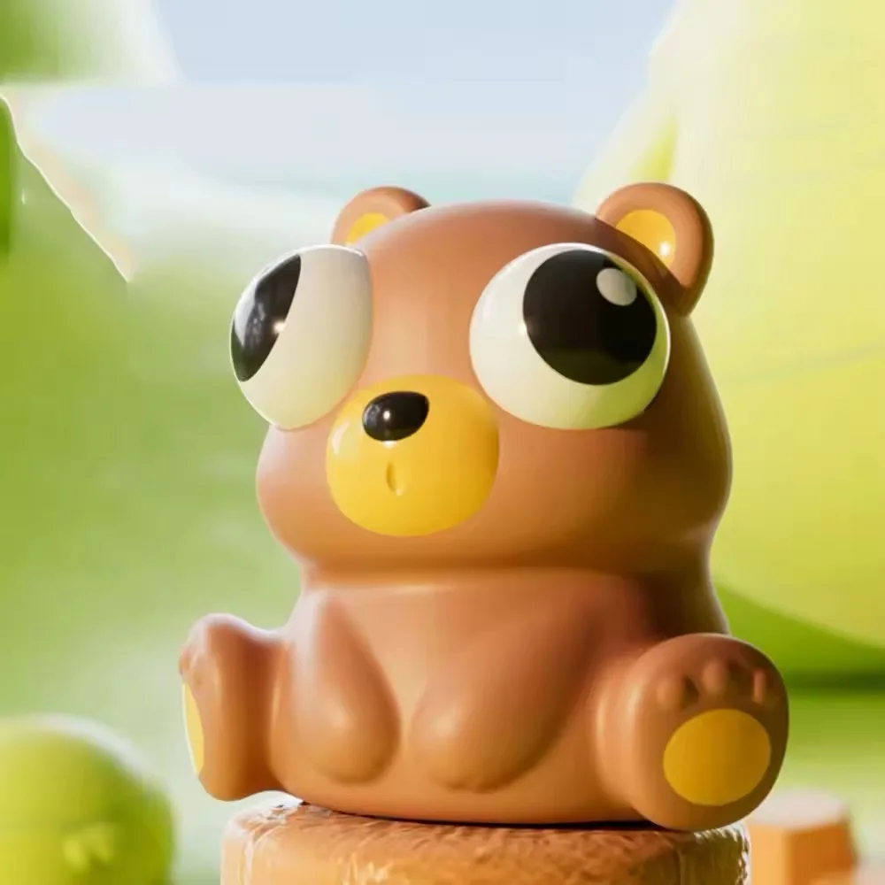 1 Stück Lustiges Augen-Quetsch-Spielzeug, Neues Tragbares 3D-Stressabbau-Spielzeug mit Cartoon-Tiermotiv, Geschenk für Kinder und Erwachsene – Detail 2