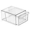 Stackable Organizer Drawers Anti-slip Acrylic Bins Stackable Dustproof Makeup Organizer Closet Bathroom Kitchen Storage Bins 2