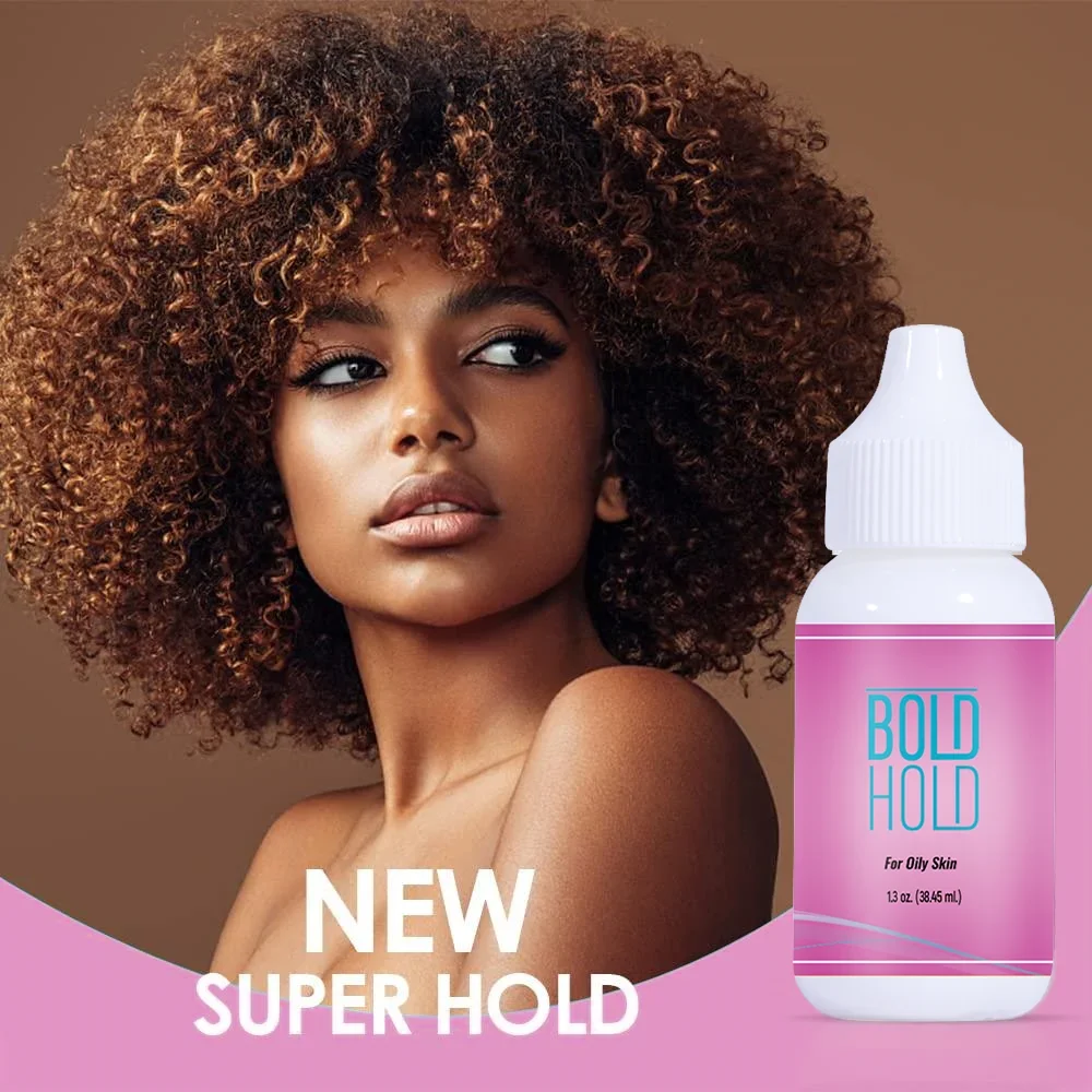 Front Lace Wig Glue Waterproof Wig Adhesive Strong Hold Bonding Glue Invisible Hair Replacement Adhesives For Frontal Toupee wig glue hair bonding glue lace wig glue