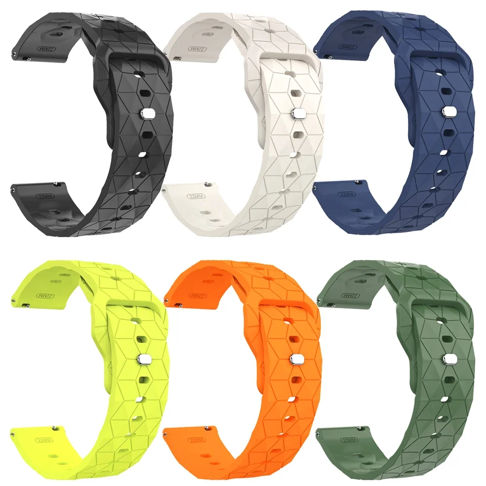 Premium Silicone 22mm Watch Strap - Versatile Sports Wristband Bracelet