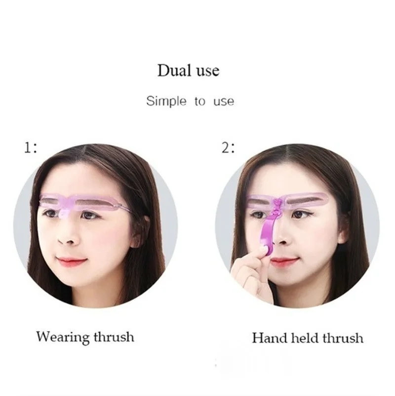Eyebrow Shaping Template Helper Eyebrow Stencils Kit Grooming Card Defining Makeup Tools 1 Set makeup tools eyebrow stencil tool eye makeup tools