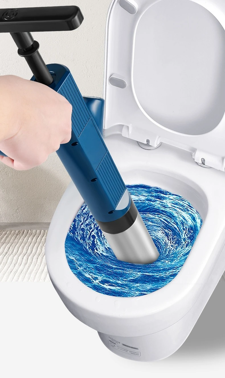 💨High Pressure Air Drain Blaster – Manual Plunger Tool for Toilets & Drains🚽