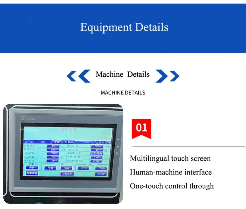 Hardware Flow Wrapping Packing Machine for Bakery Snack Medicine Tissue