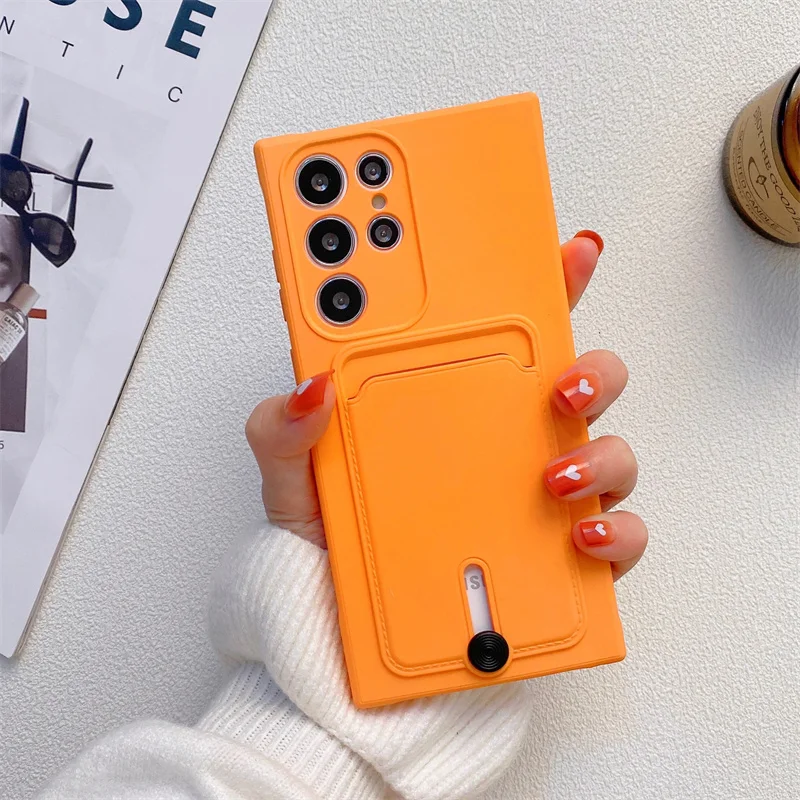 Liquid Silicone Wallet Card Holder Soft Case