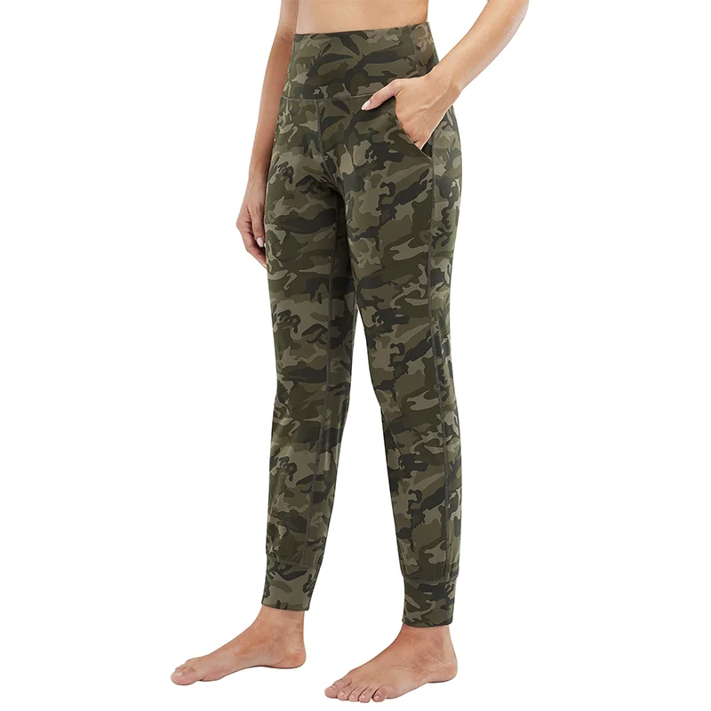 

Women Solid Sports Pants with Pocket Fashion Jogging Sports Sweatpants High Waist GYM Fitness Trousers