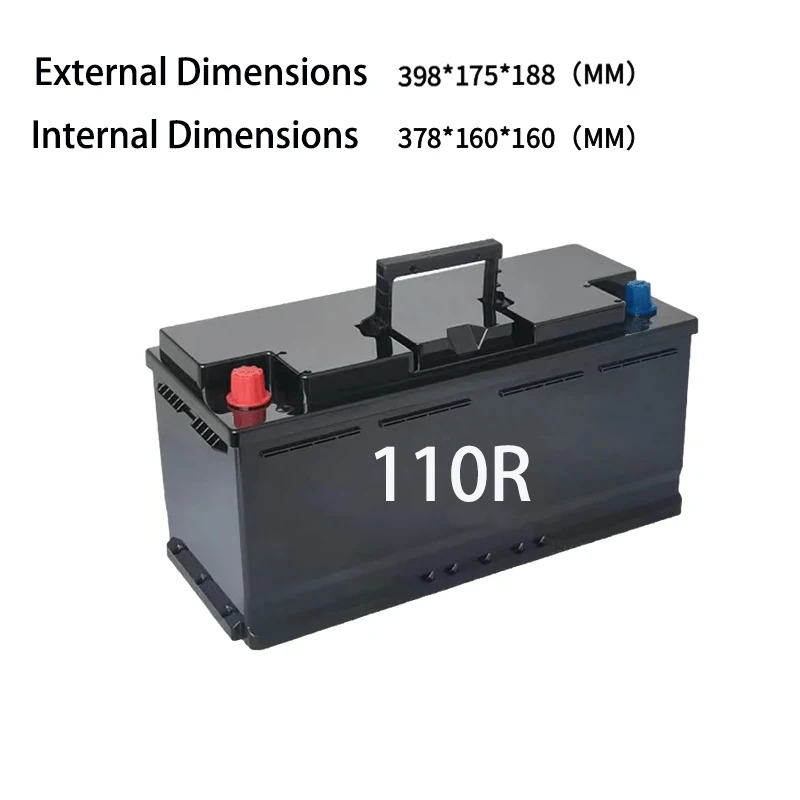 車用バッテリー収納ボックス,4s, 12v,24v,防水プラスチックケース