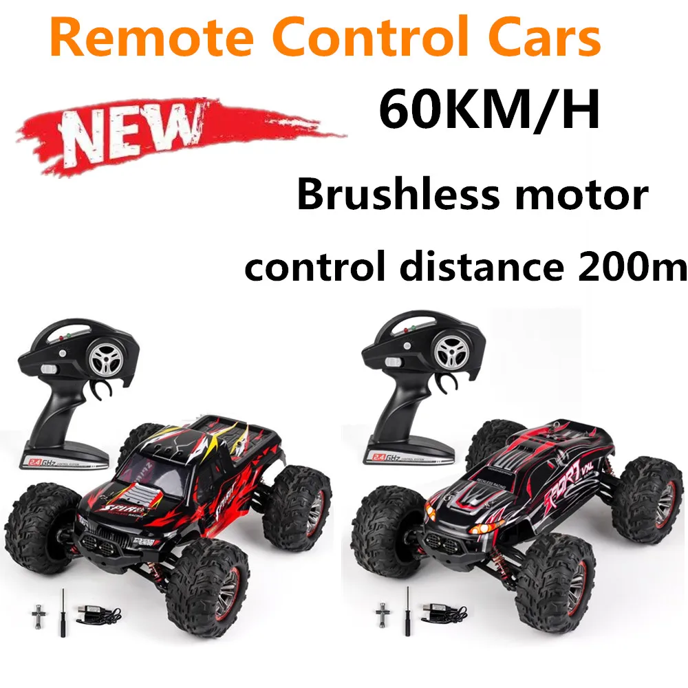 

Professional Brushless Off Road Vehicle 4WD All Terrain Racing RC Car 1:10 Controlling Distance 200M Remote Control Truck Toy