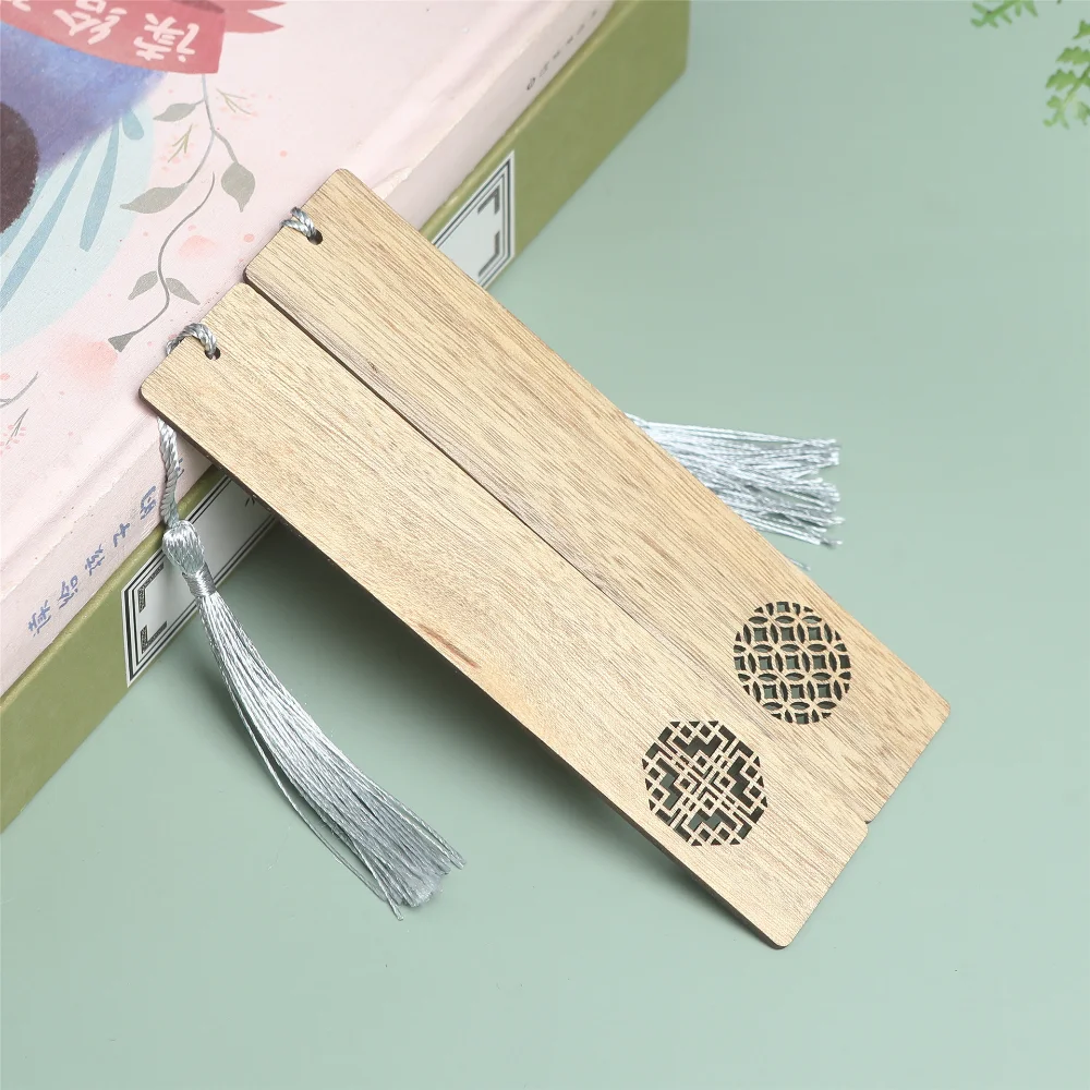 Retro Wooden Bookmarks Stationery Gifts Book Accessories wooden bookmark bookmarks stationery supplies For Reading Lovers Students Reading Marks