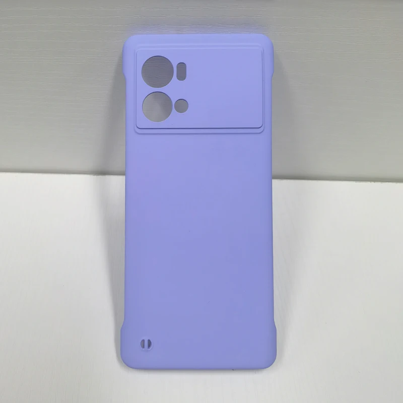 Rahmenlose, matte Hülle in Bonbonfarben für vivo iQOO 9 8 7 5 Pro Neo6 Neo5 Neo 6 5 SE Neo3 Z5 Z3 Slim Hard PC Stoßfest Bumpe_voghion.com