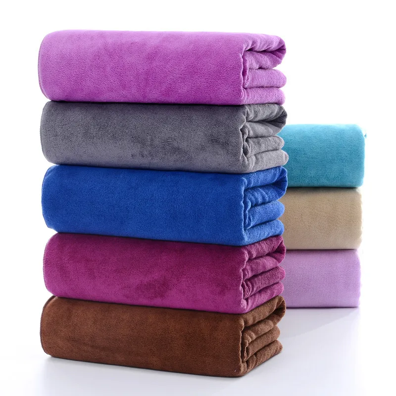 100% Microfiber Bath Towel Maximum Softness and Absorbency Thickened Premium Soft and Luxurious Dark Grey microfiber towel bath towel