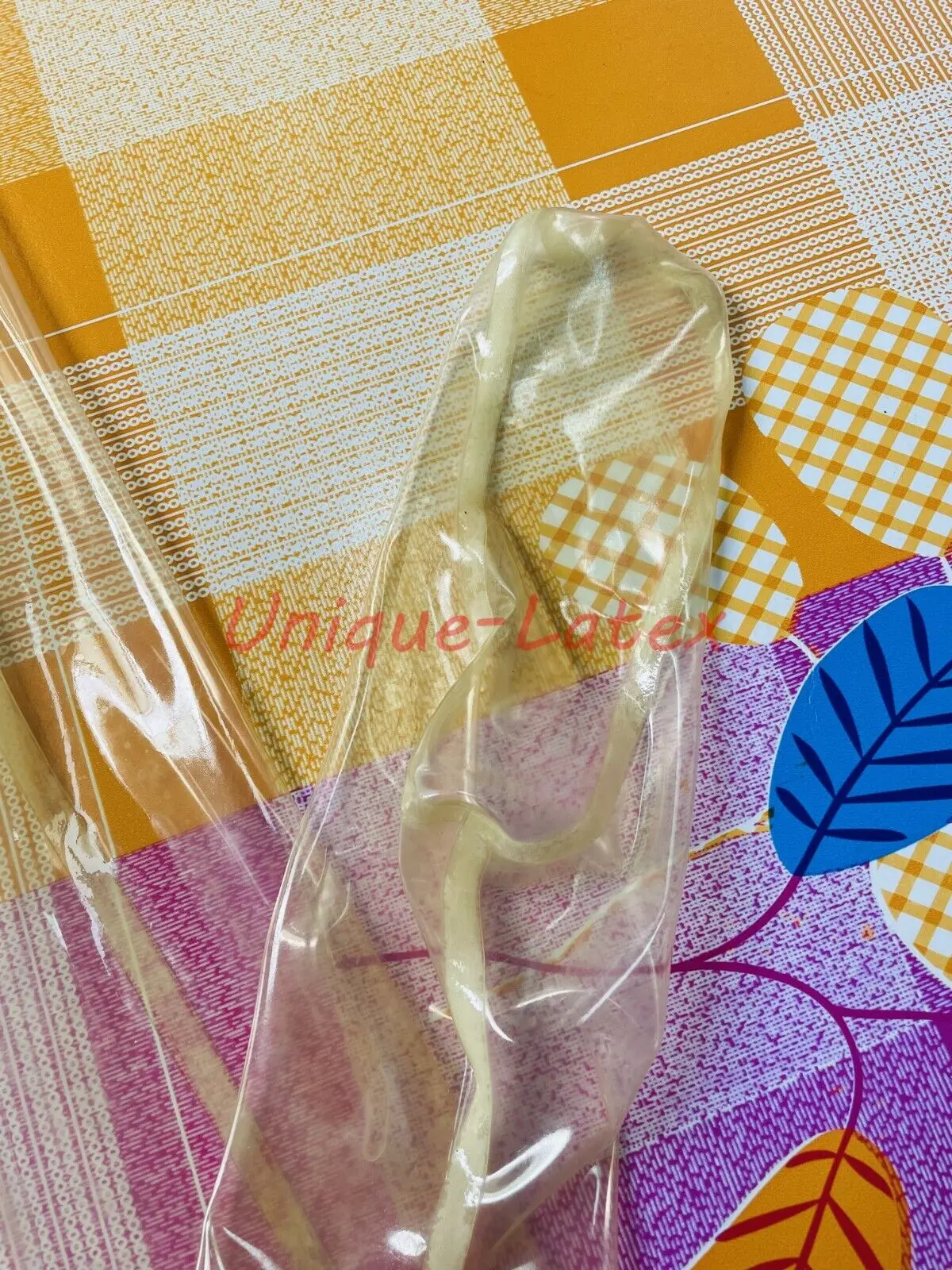784 Latex Gummi Rubber Leggings pants trousers crotchless 0.4mm sock