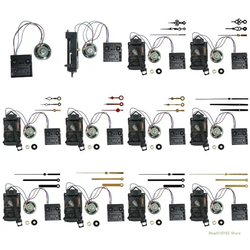 QX2E Wall Pendulum Clock Movement Mechanism Music Box DIY Repair