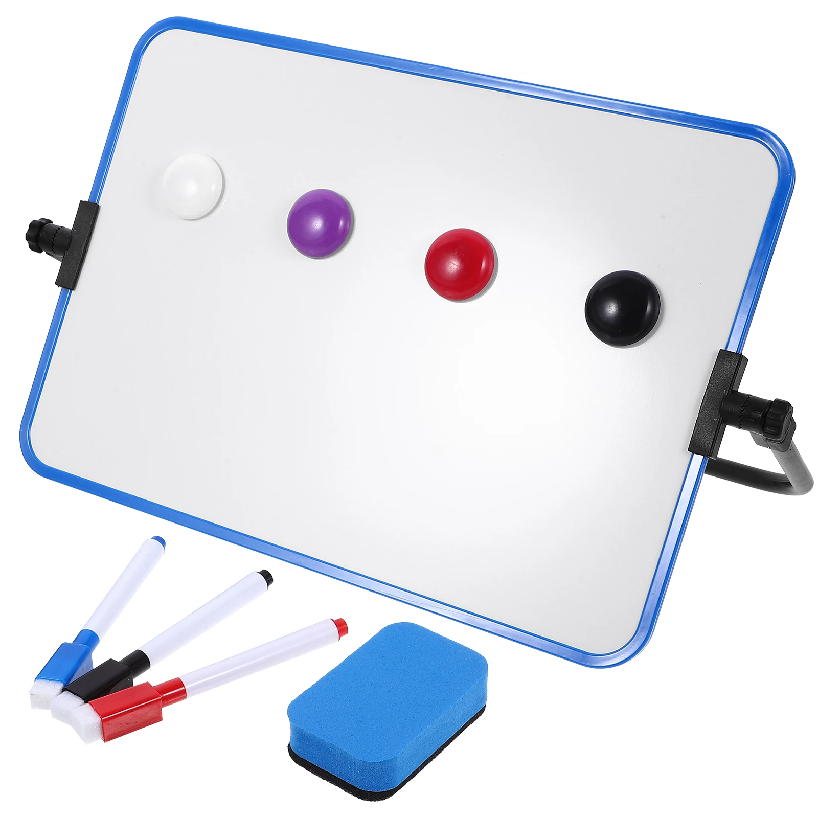 

1 Set Double Side Write Board Message Board Erasable Board Memo Board Dry Erase Double Sided White Board Desk Whiteboard