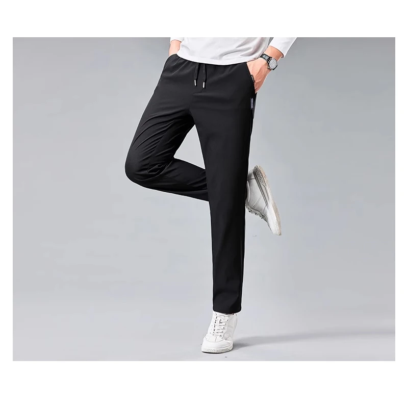 

Workwear pants men's trendy brand Spring and Autumn 2024 new ankle bound youth trendy loose fitting functional ruffled and hands