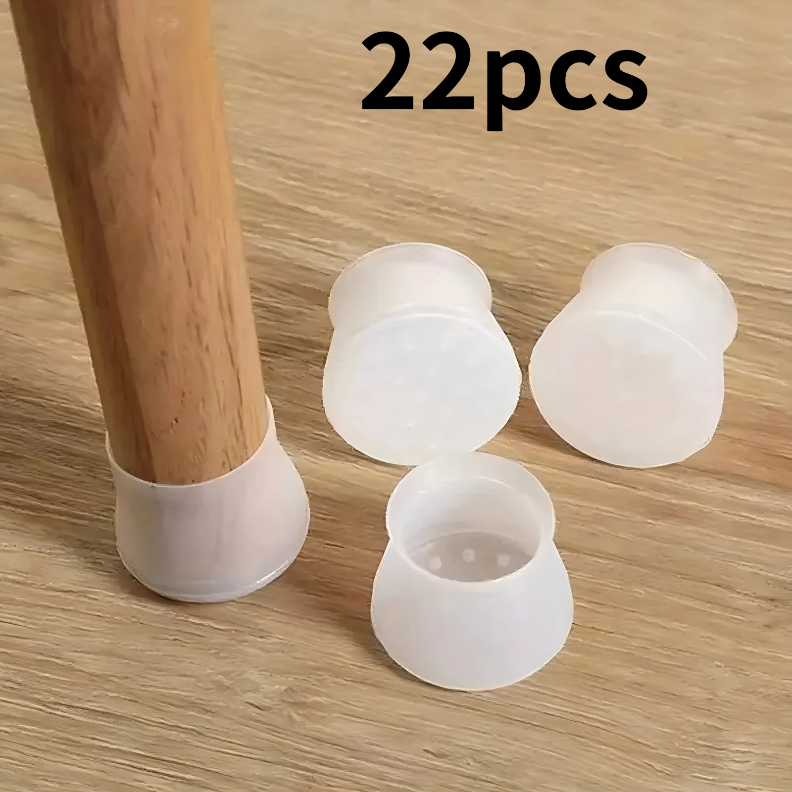 Premium 22-Piece Anti-Slip Furniture Foot Protectors: Universal, Noise-Reducing Chair Leg Covers