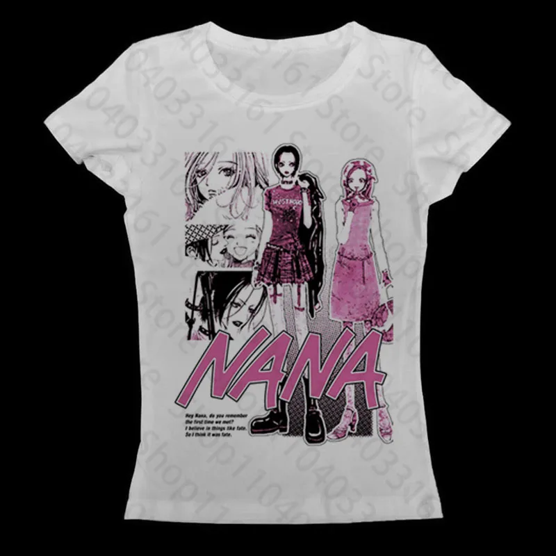 Vintage Women Fashion Punk Emo Girls 2000s Top Aesthetics Letter Print Cute Baby Tees Streetwear Short Sleeve Y2k Style Crop Top 1