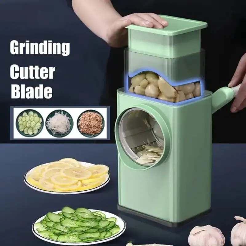 3 In 1 Set Manual Vegetable Slicer Roller Multifunction Veget Cutter Food  Graters Chopper Shredders Kitchen Accessories