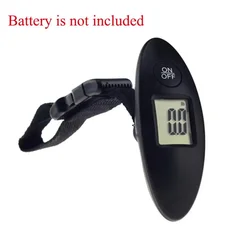Portable Mini LCD Digital Luggage Scale with Fish Hook for Travel Bags, Up to 40kg (A)