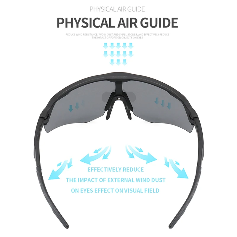 SEAMETAL Photochromic Sunglasses Anti-Glare Polarized Sun Glasses Anti-UV Eyeglasses Day/Night Driving Goggles Non-Slip Nose Pad
