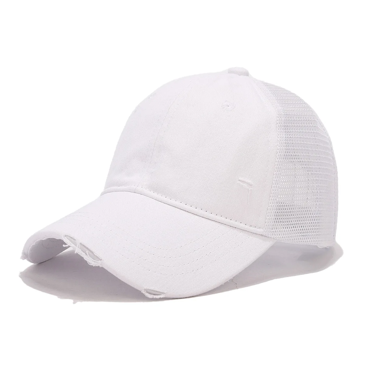 1 Stück Vintage Distressed Washed Baseball Mesh Cap, atmungsaktiver Sonnenschutz Mehrzweck-Outdoor-Golfsporthut für Frühling/Herbst – Detail 7