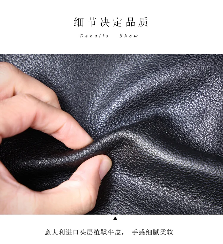 PNDME einfache lässige hochwertige echtes Leder Herren Rucksack Outdoor-Reisen handgemachte Rindsleder Damen Laptop Schultaschen – Detail 16