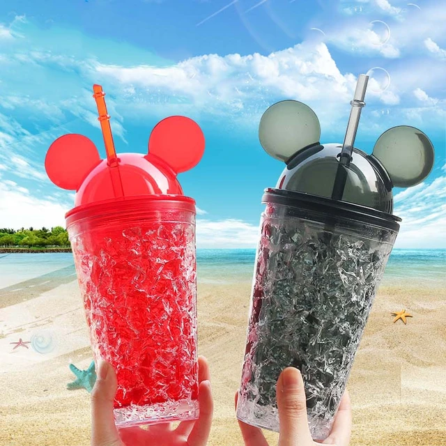 Cute Glass Straw Cup Bottle Reusable Creative Smoothie Tumbler with Straw  Water Bottle Kids Cartoon Gril Kitchen Accessories - AliExpress