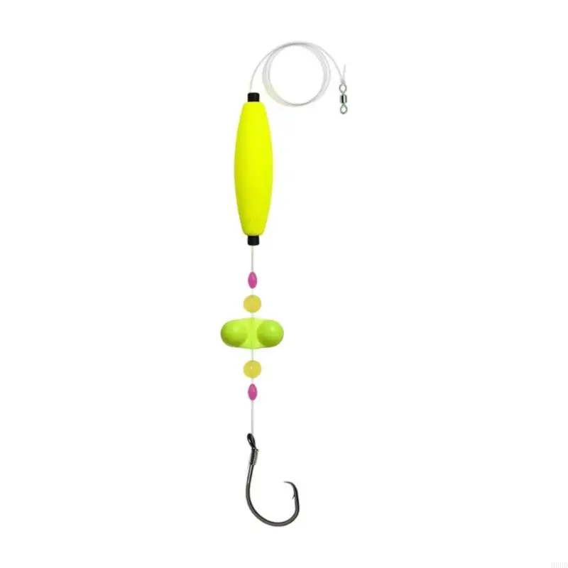 Float -Köder schweben wiederverwendbare Rasseln Kreis Haken Fischerei Schwimmer und Bobbers Catfishes Rigs Fischereizubehör zu – Detail 3
