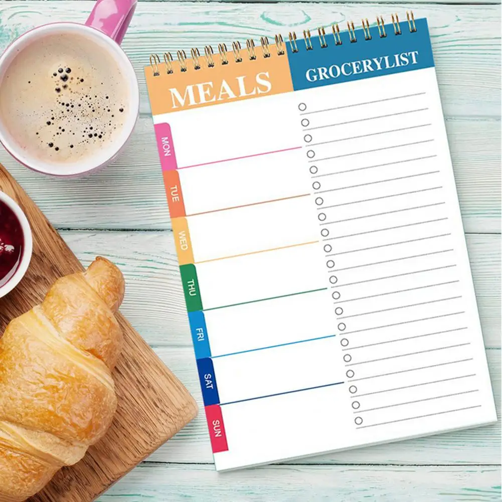 Planner with Spiral Binding Time Management Spiral Binding Book for Sellers Efficient Planning Pad with Self-discipline Schedule