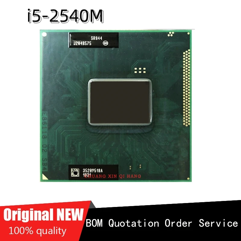 Per Il I5-2540M I5 2540M Sr044 Presa Per Processore Cpu Per Laptop G2 / Rpga988B 100% Funzionante Correttamente