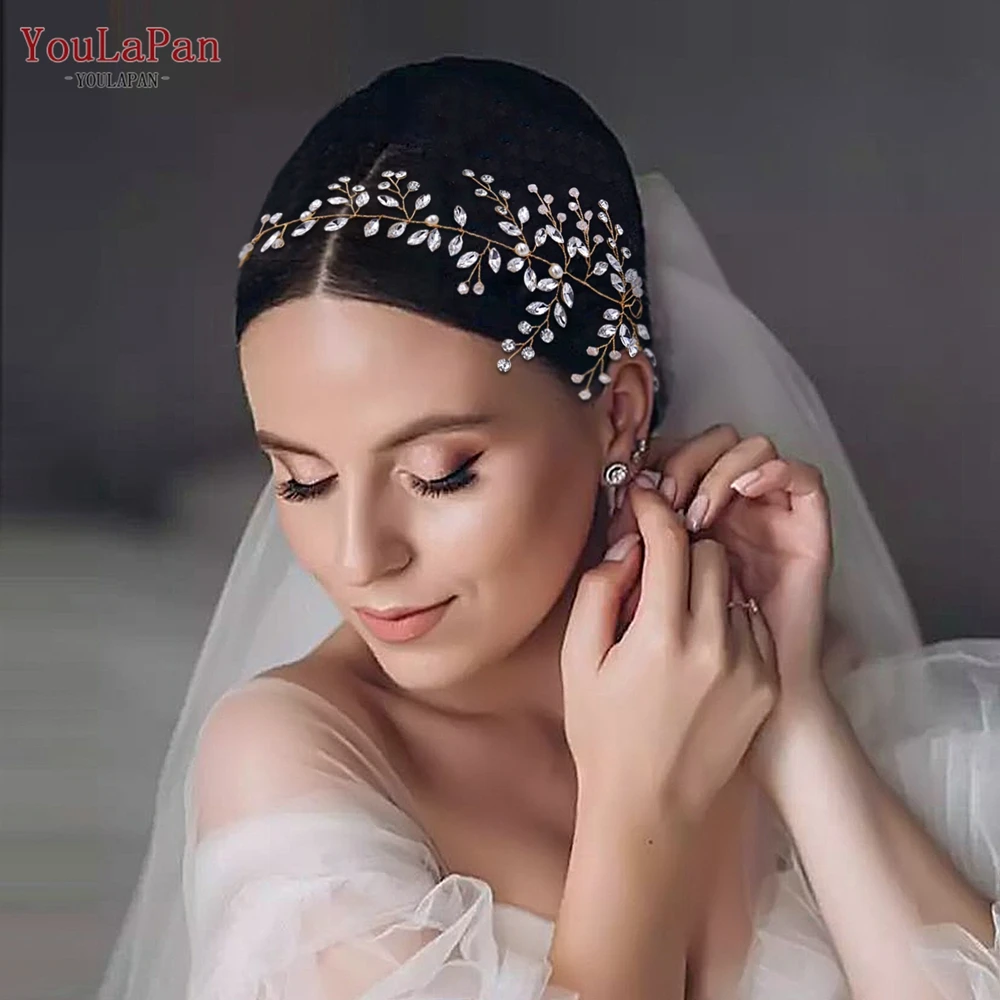Wedding Party Headdress Hair Accessories Fascinator Crystal Rhinestone Headpieces