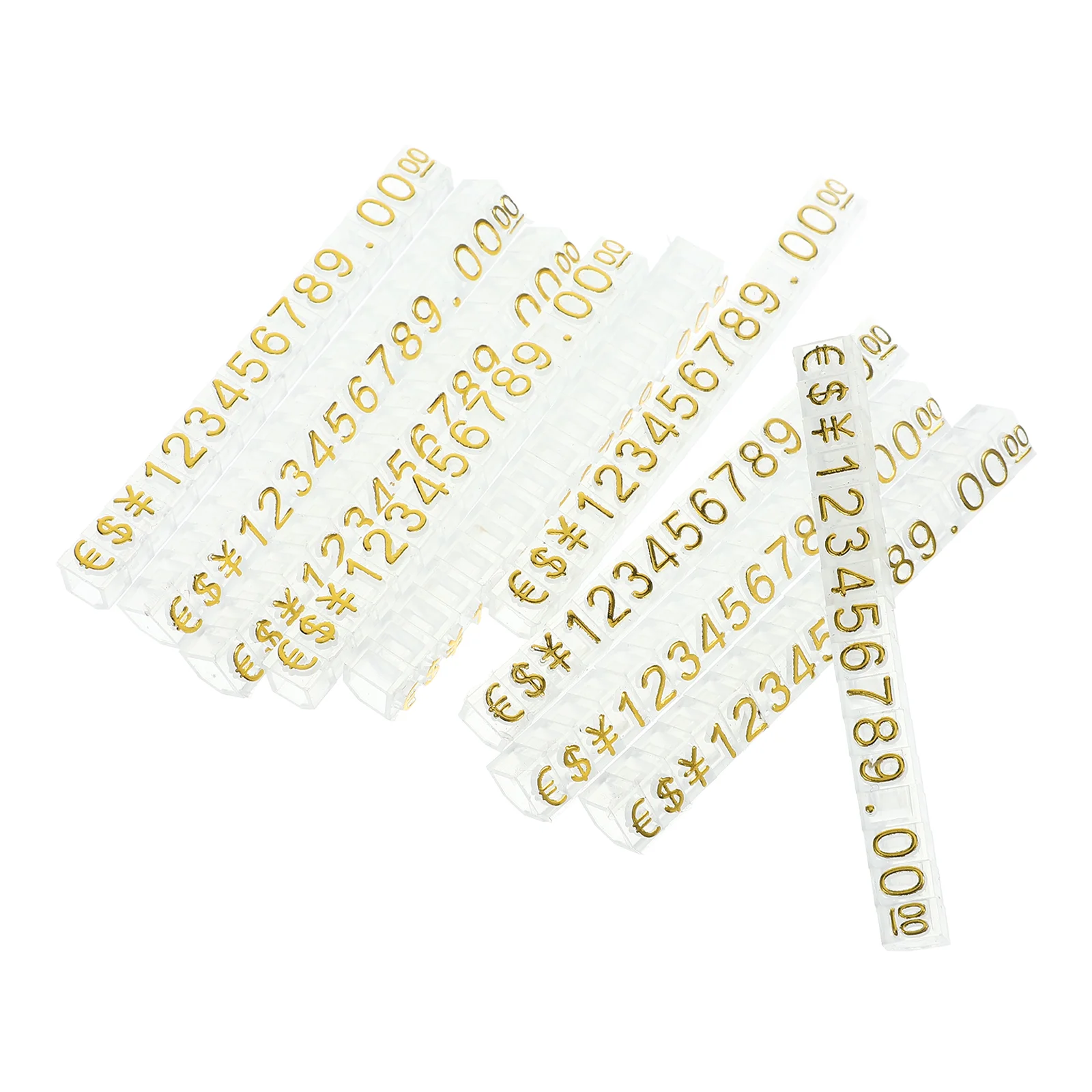 20Pcs 가격 표시 큐브 번호 가격 큐브 가격 태그 가격 표시 스탠드 보석 가격 태그 조정 가능한 가격