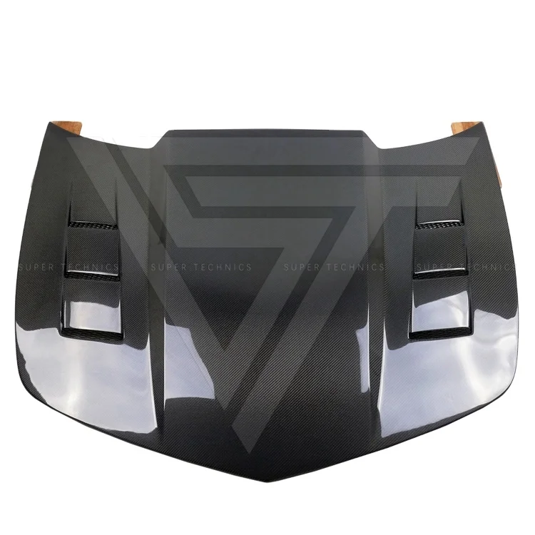 

Stll Style Carbon Fiber Engine Hood For Chevrolet Camar V6 V8 2010-2013