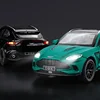 Diecast Car Model Of 1/32 Aston Martin DBX With Sound And Light Collective Miniature Voiture Children Boy Car Toy Gift Birthday 4