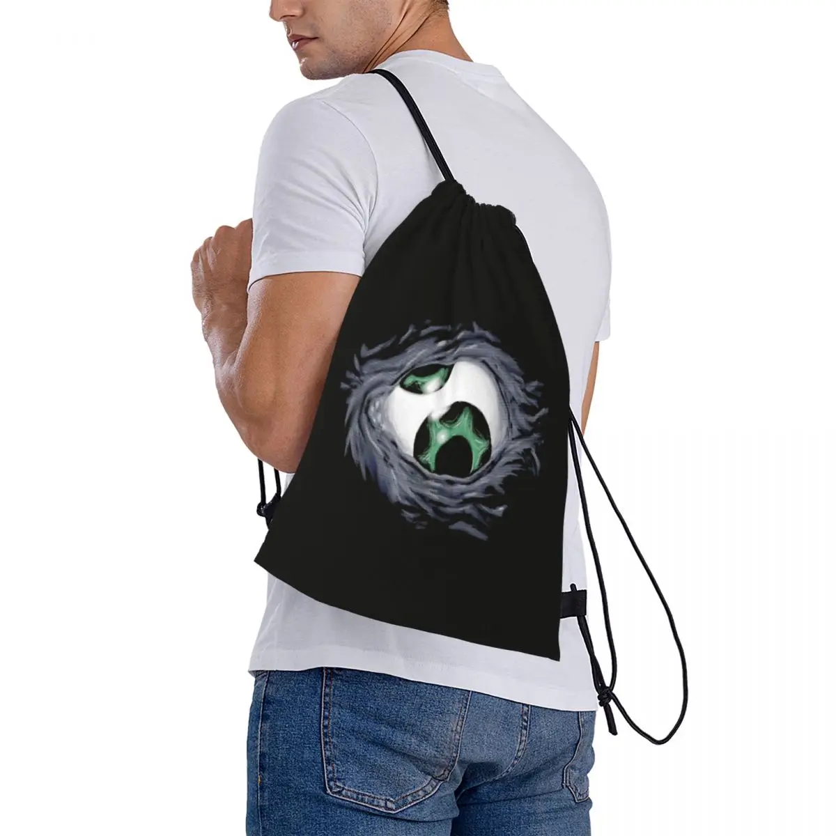 Band Aenima Eyes Drawstring Bag Backpack kids bag drawstring bag camping backpack drawstring bag
