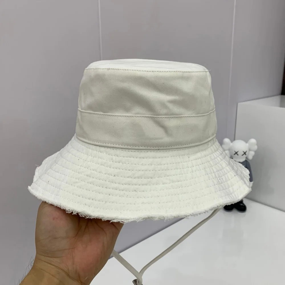 Solid Color Women Foldable Bucket Hat 