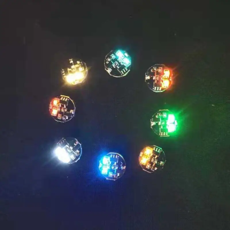 1pc Dia 0.99cm Magnetic Control Double Lamp Led Lamp DIY Model Making Magnetic Induction Effect Without Battery 4