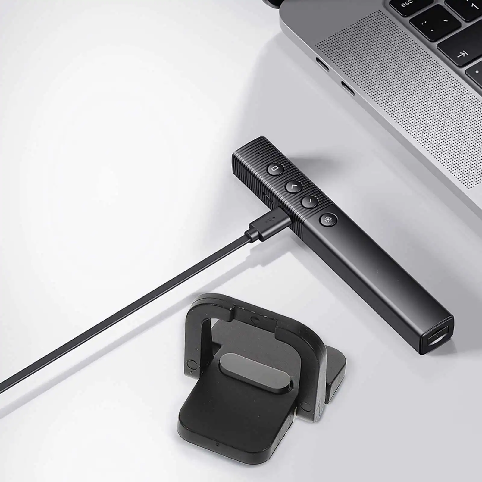 2Pcs 블랙 ABS 노트북 스탠드 보이지 않는 휴대용 냉각 랙 사무실 여행용 노트북 홀더 인체 공학적 라이저 미니 노트북 스탠드