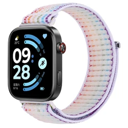Adjustable Nylon Loop Sport Band - Premium Replacement Strap in Various Colors - Redmi Watch 4 5 6 (Colorful)