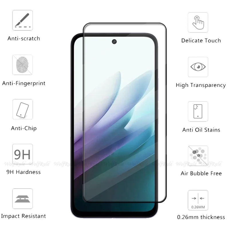 1/2/3/4PCS Für Redmi 15 Glas Xiaomi Redmi 15 5G Gehärtetem Glas Telefon Schutzhülle Volle Abdeckung Kleber 9H screen Protector Redmi 15 Redmi15 – Detail 2