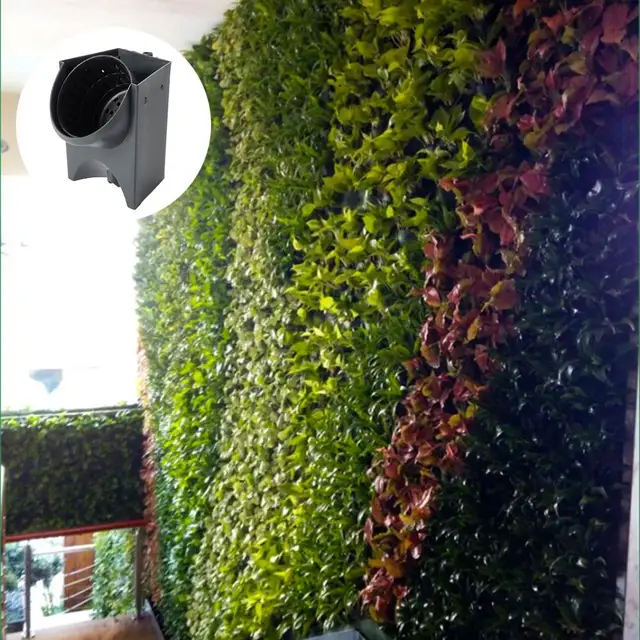 Virág Edény Szivárgó Lyuk Kialakítása Automatikus Kerékpár Csepegtető Műanyag Fal Lógó Ültetvényes Növényi Tasak Kertészkedéshez - Image 3