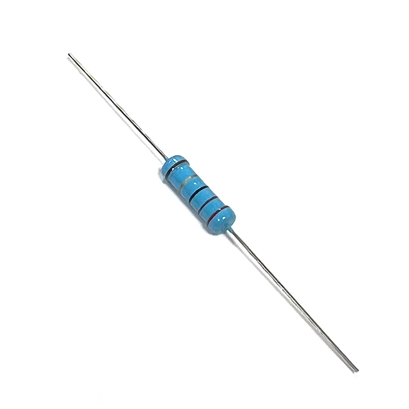 Metal Film Resistors 20pcs 2W Metal Film Resistor 2R2 22R 220R 2K2 22K 220K 2.2 22 220 Ohm R K Accuracy 1% 0.1R-10M Five-Color Ring Resistance