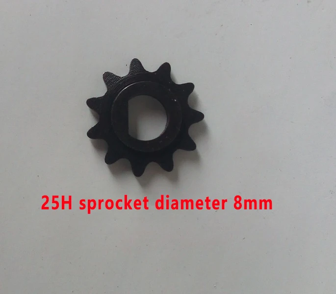 25H T8F Sprocket High-speed Motor Original Sprocket D Hole Square Hole Motor Gear for MY1016 MY1020