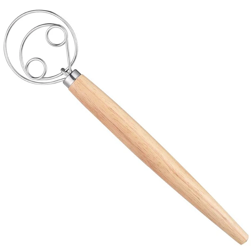 Promotion! Danish Dough Whisk Stainless Steel Danish Dough Hook,For