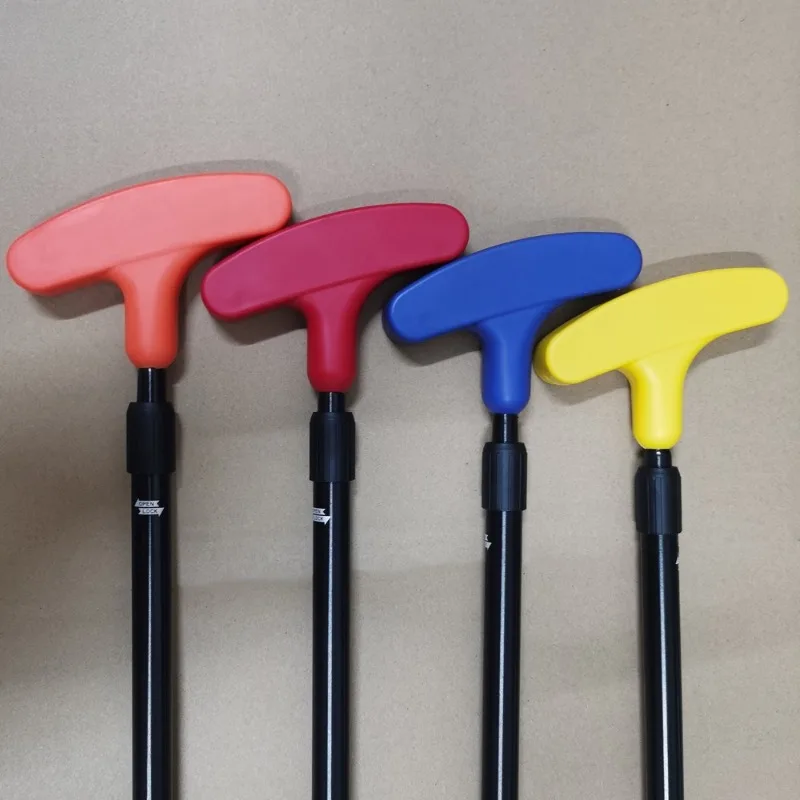 Golf Retractable Putter Adjustable Children Adult Double Sided Clubs Golf Practice Supplies