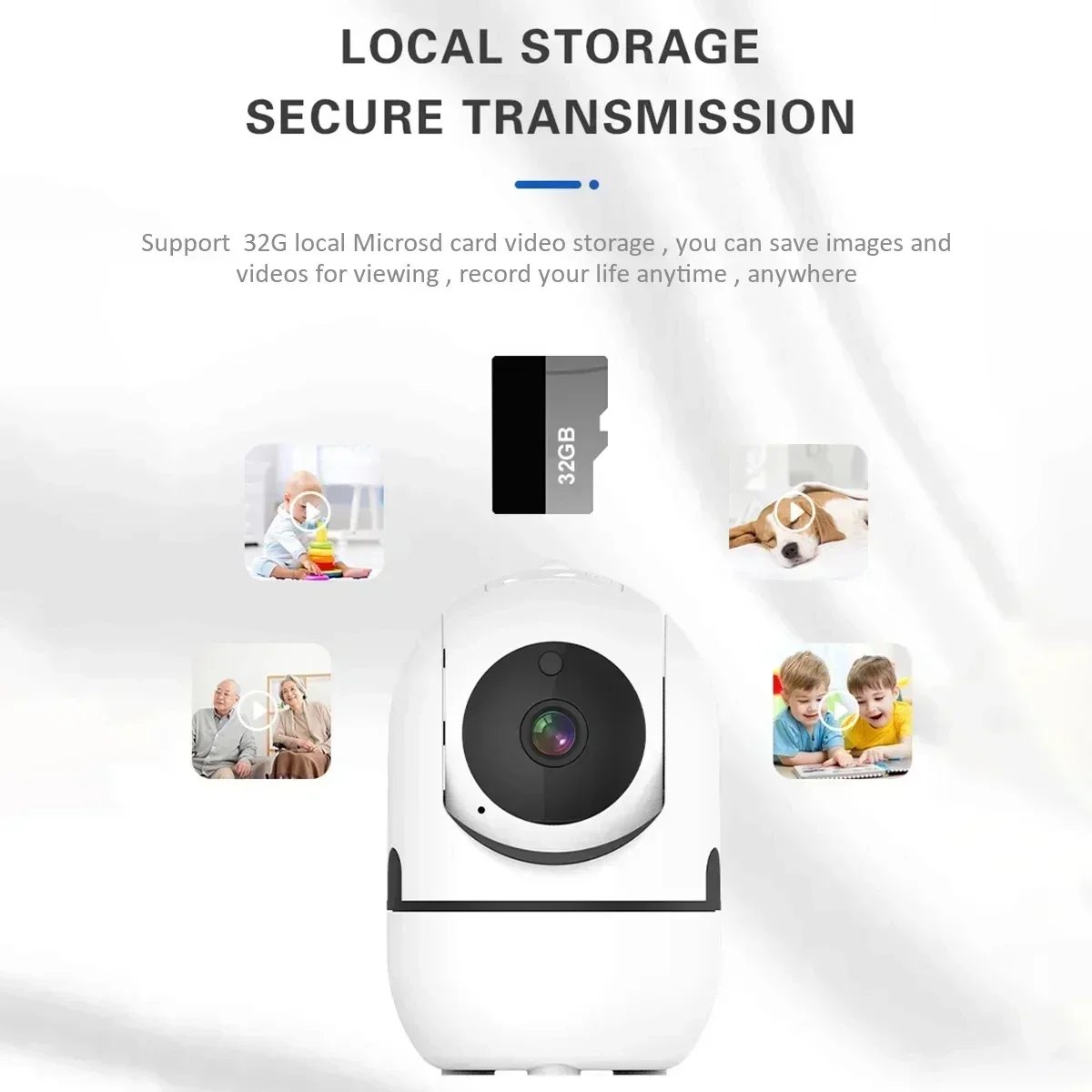 Mini IP Camera Baby Monitor Surveillance 1080P CCTV HD Smart Night Vision Intelligent Tracking YsxLite APP Security Wifi Camera 2