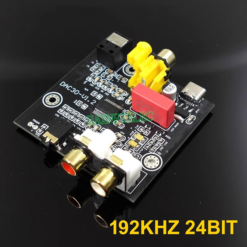 Digital To Analog Audio Converter Optical Fiber Optic Coaxial Input To Lotus AUX/RCA Output DAC Decoder 3.5mm audio converter adapter,audio decoder board