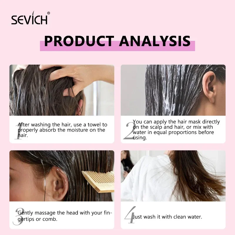 Hair Mask Repairing Moisturizing Nourishing Conditioner For Hair Damaged Maltreated 10ML*10
