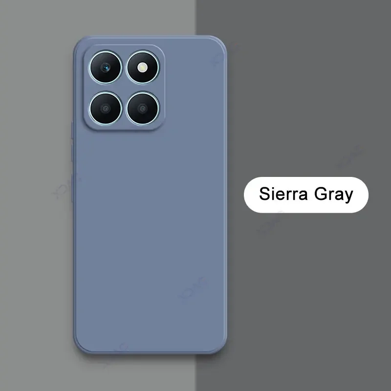 Premium Dual Layer Protective Case - Luxury Soft Square Liquid Silicone Armor, Full Camera Coverage