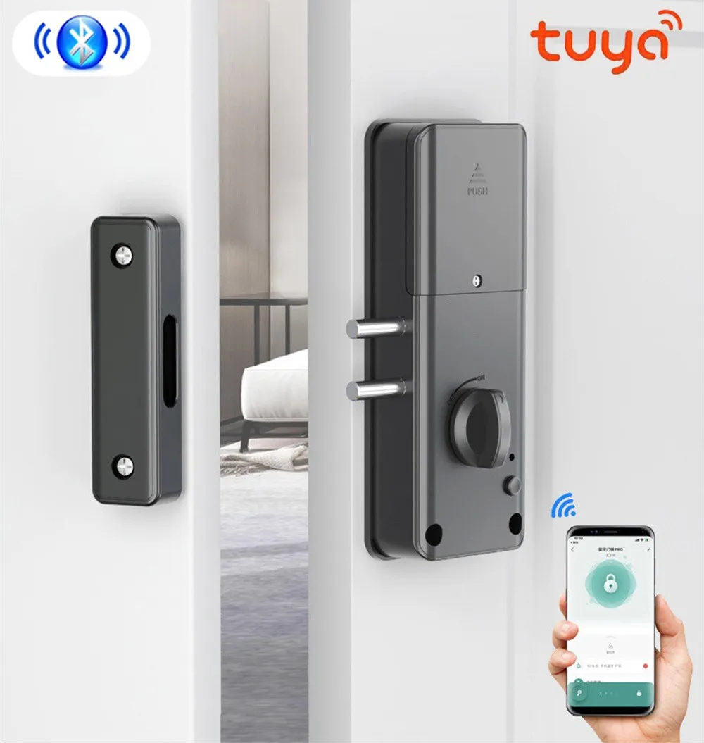 

Беспроводной смарт-замок Tuya для деревянных дверей, с поддержкой Bluetooth